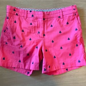 British Khaki Floral Print Shorts